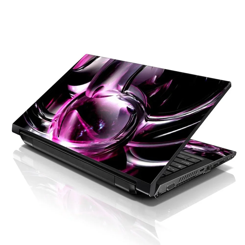 LSS 15.6 & 17.3 Inches Laptop Notebook Skin Sticker Decal - Abstract Purple